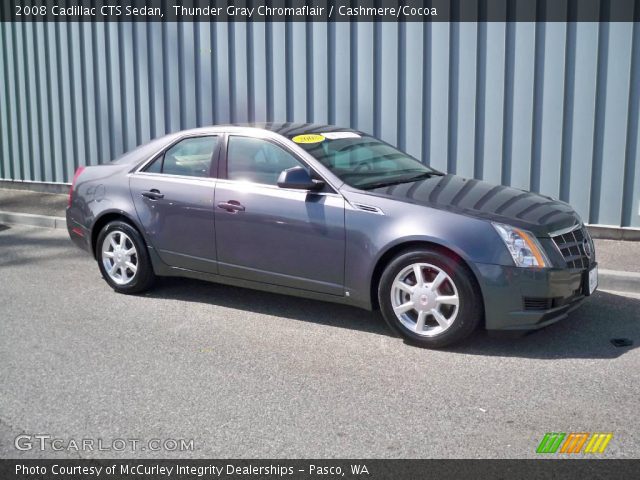 2008 Cadillac CTS Sedan in Thunder Gray Chromaflair
