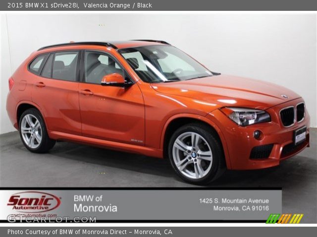2015 BMW X1 sDrive28i in Valencia Orange