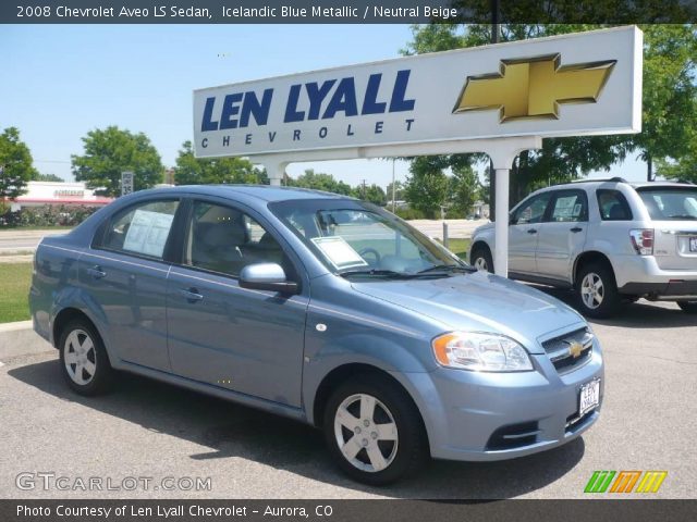2008 Chevrolet Aveo LS Sedan in Icelandic Blue Metallic