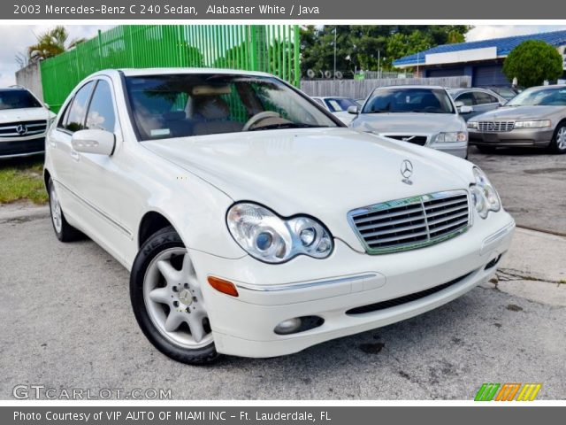 2003 Mercedes-Benz C 240 Sedan in Alabaster White