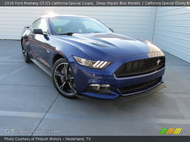 2016 Ford Mustang GT/CS California Special Coupe in Deep Impact Blue Metallic