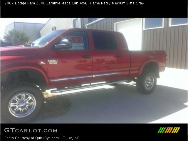 2007 Dodge Ram 2500 Laramie Mega Cab 4x4 in Flame Red