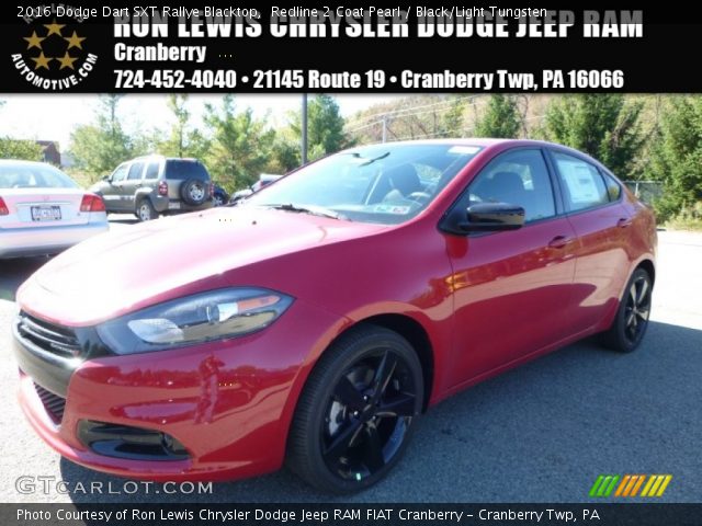 2016 Dodge Dart SXT Rallye Blacktop in Redline 2 Coat Pearl