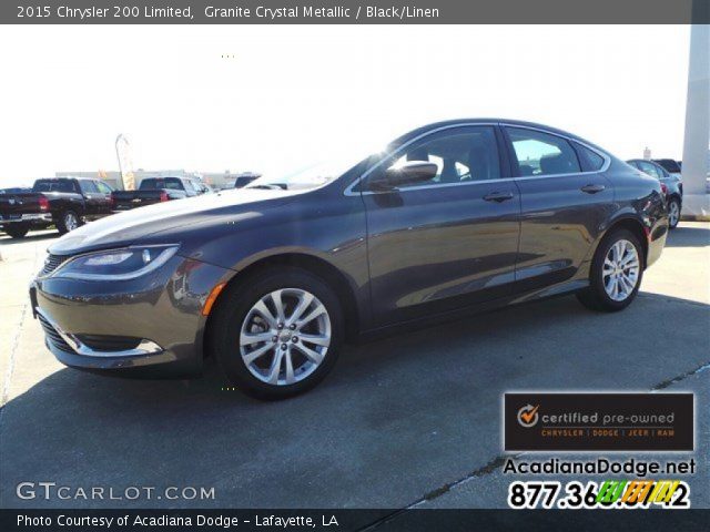 2015 Chrysler 200 Limited in Granite Crystal Metallic