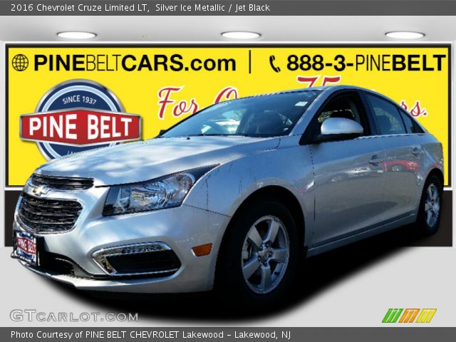 2016 Chevrolet Cruze Limited LT in Silver Ice Metallic