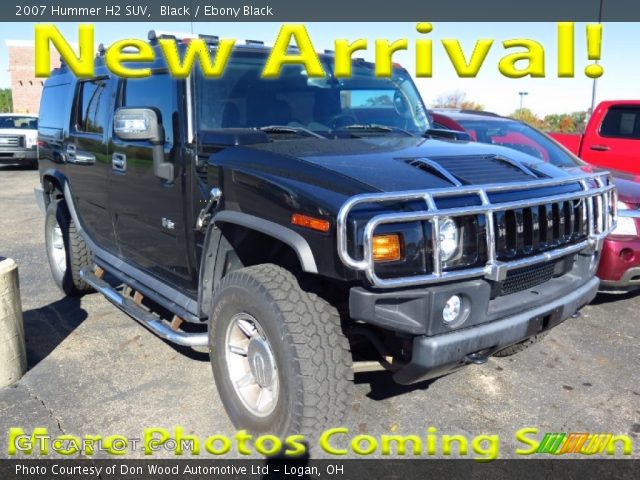 2007 Hummer H2 SUV in Black