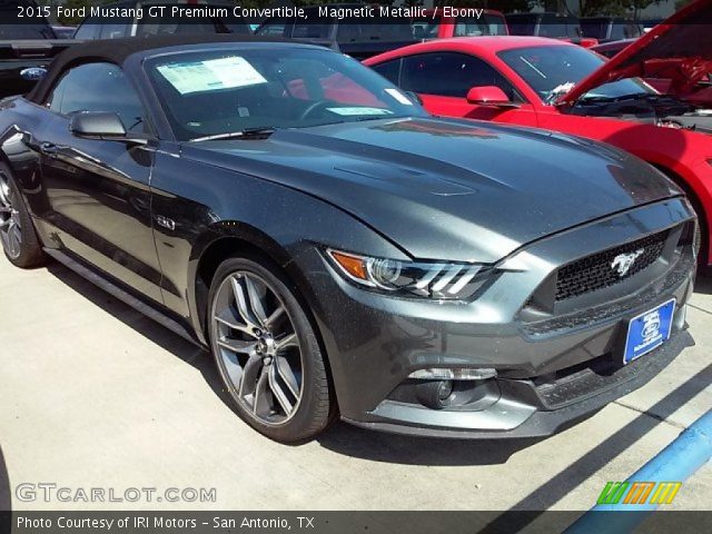 2015 Ford Mustang GT Premium Convertible in Magnetic Metallic