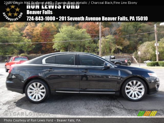 2010 Lincoln MKS EcoBoost AWD in Tuxedo Black Metallic