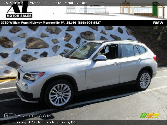 2015 BMW X1 xDrive28i in Glacier Silver Metallic