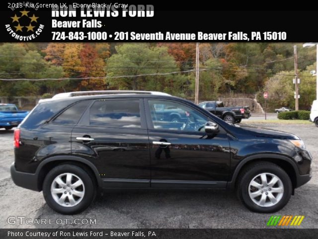 2013 Kia Sorento LX in Ebony Black