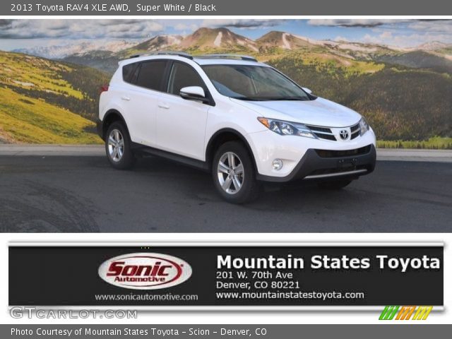 2013 Toyota RAV4 XLE AWD in Super White