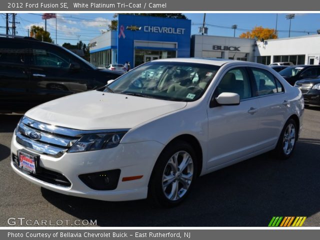2012 Ford Fusion SE in White Platinum Tri-Coat