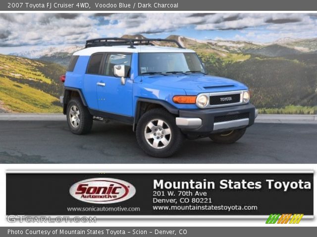 2007 Toyota FJ Cruiser 4WD in Voodoo Blue