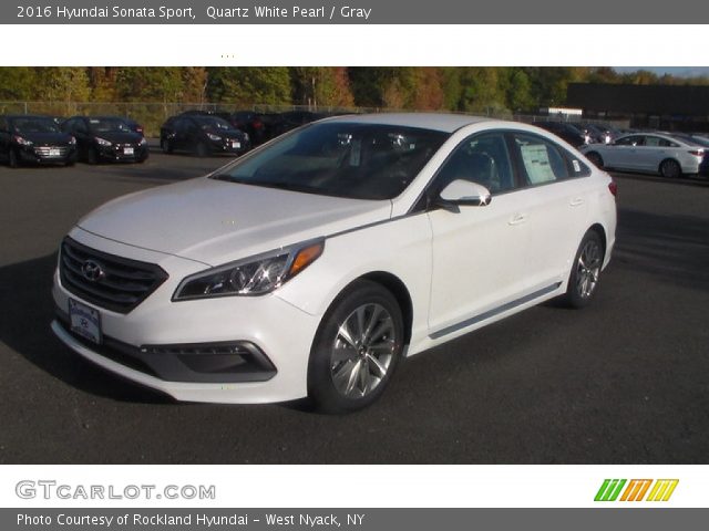 2016 Hyundai Sonata Sport in Quartz White Pearl