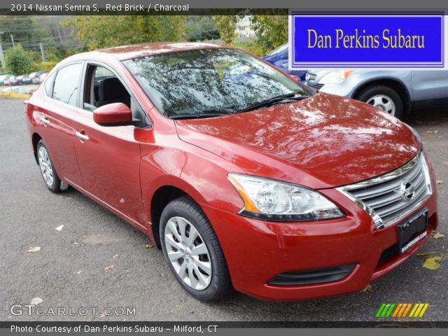 2014 Nissan Sentra S in Red Brick