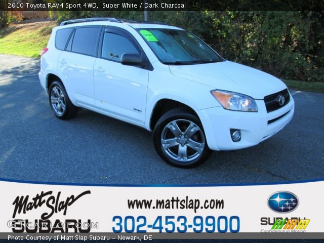 2010 Toyota RAV4 Sport 4WD in Super White