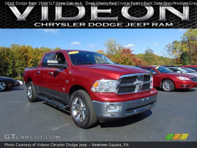 2012 Dodge Ram 1500 SLT Crew Cab 4x4 in Deep Cherry Red Crystal Pearl