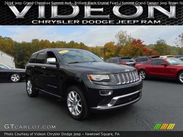 2014 Jeep Grand Cherokee Summit 4x4 in Brilliant Black Crystal Pearl