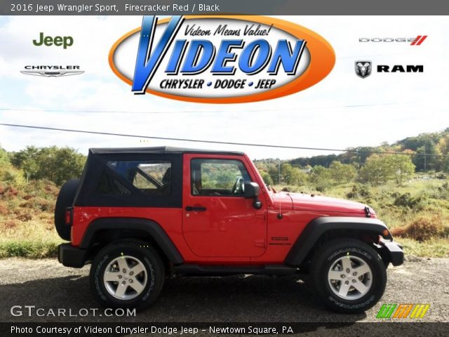 2016 Jeep Wrangler Sport in Firecracker Red