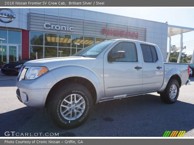 2016 Nissan Frontier SV Crew Cab in Brilliant Silver