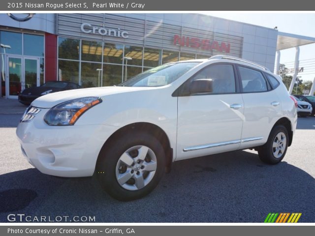 2015 Nissan Rogue Select S in Pearl White