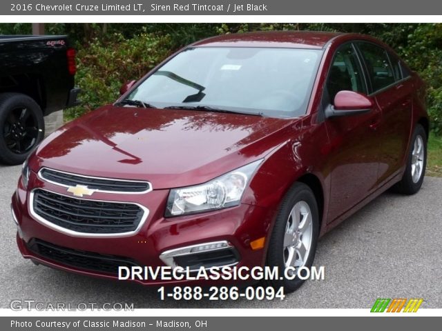 2016 Chevrolet Cruze Limited LT in Siren Red Tintcoat