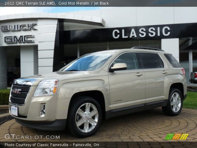 2012 GMC Terrain SLE AWD in Gold Mist Metallic