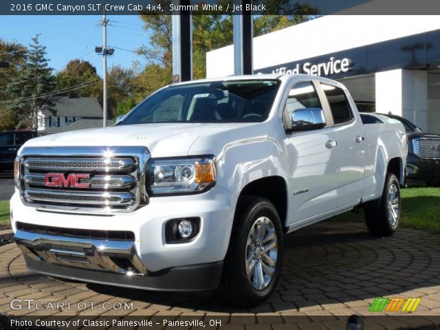 2016 GMC Canyon SLT Crew Cab 4x4 in Summit White