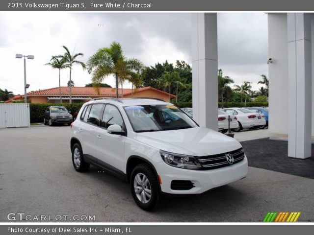 2015 Volkswagen Tiguan S in Pure White