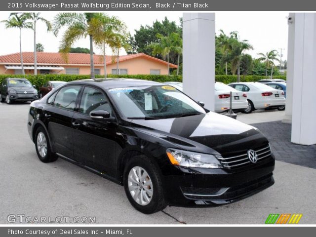 2015 Volkswagen Passat Wolfsburg Edition Sedan in Black