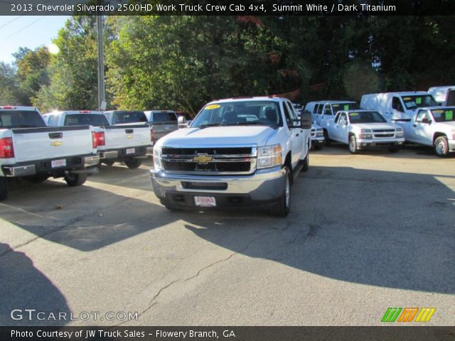 2013 Chevrolet Silverado 2500HD Work Truck Crew Cab 4x4 in Summit White