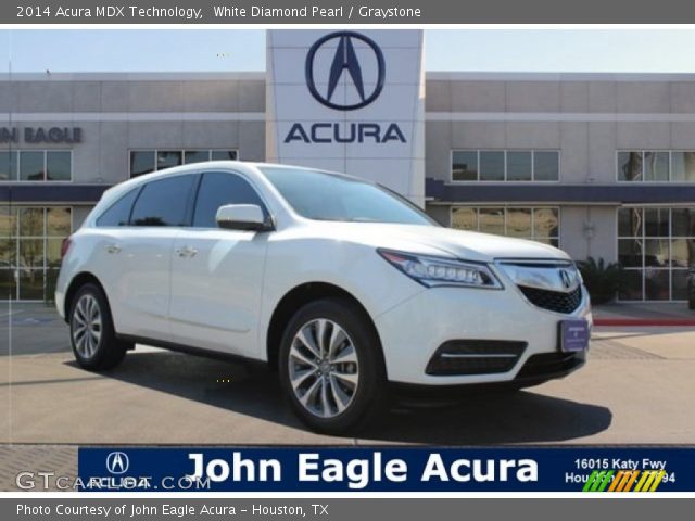 2014 Acura MDX Technology in White Diamond Pearl