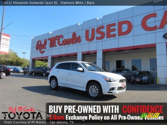 2012 Mitsubishi Outlander Sport ES in Diamond White