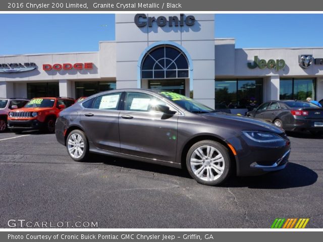 2016 Chrysler 200 Limited in Granite Crystal Metallic
