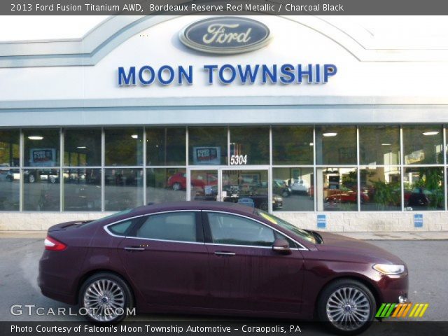 2013 Ford Fusion Titanium AWD in Bordeaux Reserve Red Metallic