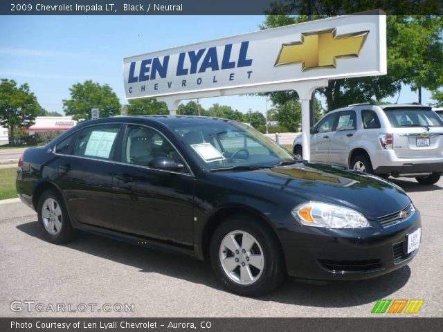 2009 Chevrolet Impala LT in Black
