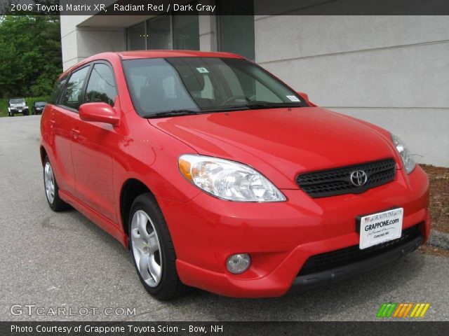 2006 Toyota Matrix XR in Radiant Red