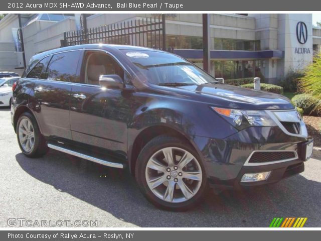 2012 Acura MDX SH-AWD Advance in Bali Blue Pearl