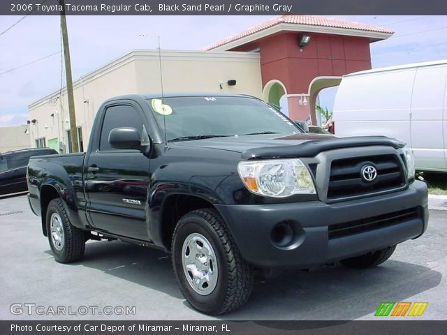 2006 Toyota Tacoma Regular Cab in Black Sand Pearl