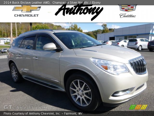 2014 Buick Enclave Leather AWD in Champagne Silver Metallic
