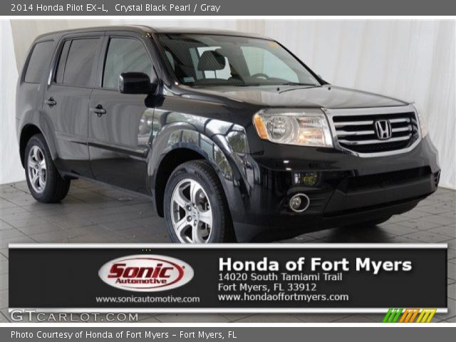 2014 Honda Pilot EX-L in Crystal Black Pearl