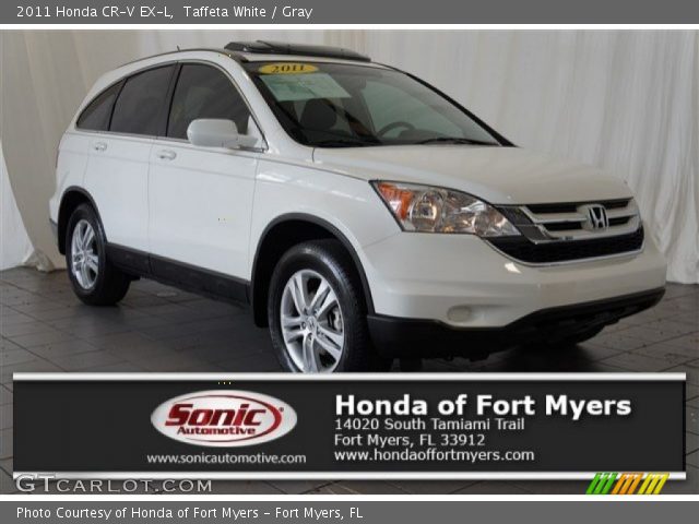 2011 Honda CR-V EX-L in Taffeta White