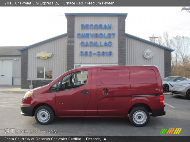 2015 Chevrolet City Express LS in Furnace Red