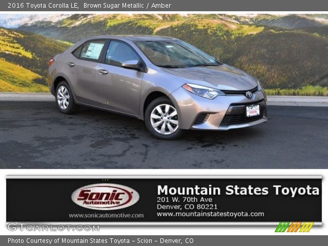 2016 Toyota Corolla LE in Brown Sugar Metallic