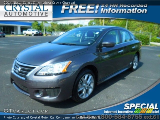 2014 Nissan Sentra S in Amethyst Gray