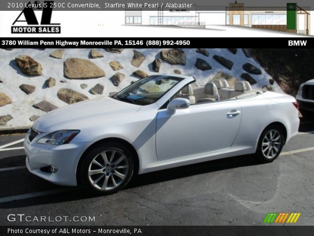 2010 Lexus IS 250C Convertible in Starfire White Pearl
