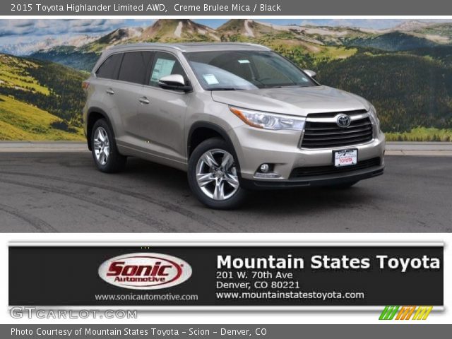 2015 Toyota Highlander Limited AWD in Creme Brulee Mica