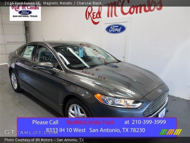 2016 Ford Fusion SE in Magnetic Metallic