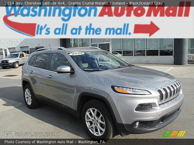 2014 Jeep Cherokee Latitude 4x4 in Granite Crystal Metallic