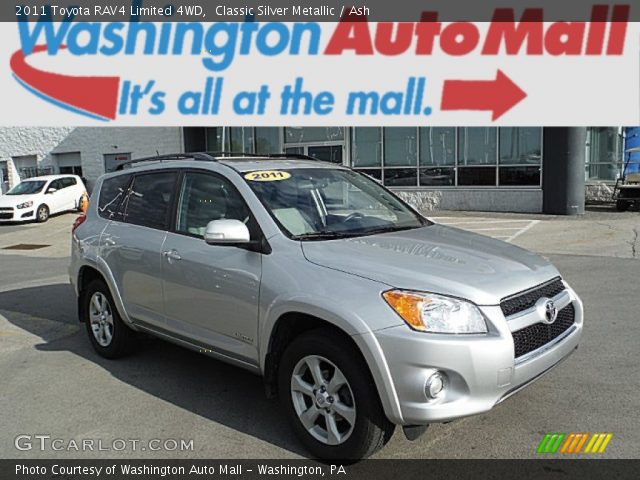 2011 Toyota RAV4 Limited 4WD in Classic Silver Metallic
